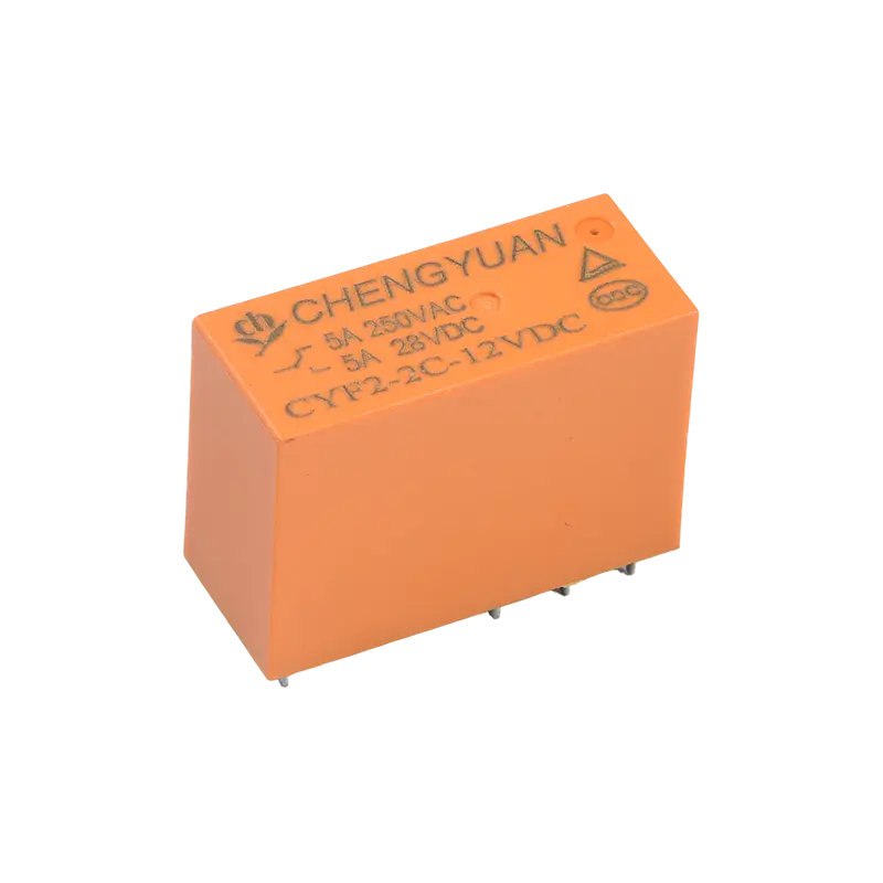 CYF2 Leaschraolacháin, Leaschraolacháin DPDT,JQX-14F,5A 250VAC Leaschraolacháin, 8A Leaschraolacháin,8PIN PCB 0.54W Sealaíochta.14F Leaschraolacháin
