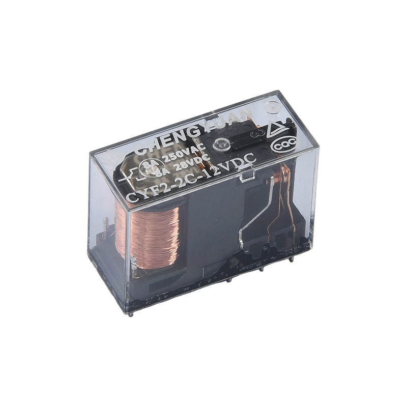 CYF2 Leaschraolacháin, Leaschraolacháin DPDT,JQX-14F,5A 250VAC Leaschraolacháin, 8A Leaschraolacháin,8PIN PCB 0.54W Sealaíochta.14F Leaschraolacháin