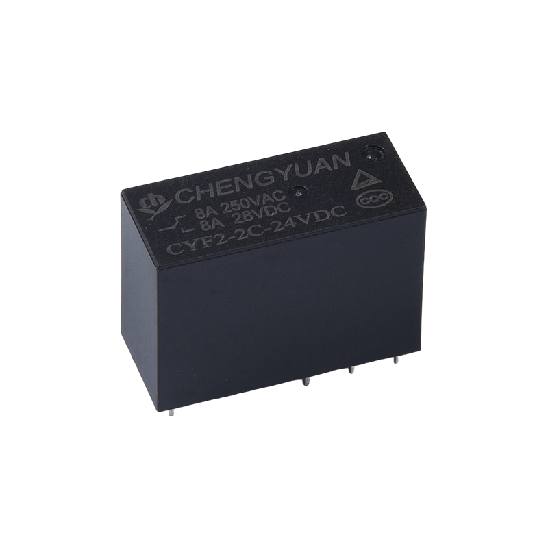CYF2 Leaschraolacháin, Leaschraolacháin DPDT,JQX-14F,5A 250VAC Leaschraolacháin, 8A Leaschraolacháin,8PIN PCB 0.54W Sealaíochta.14F Leaschraolacháin