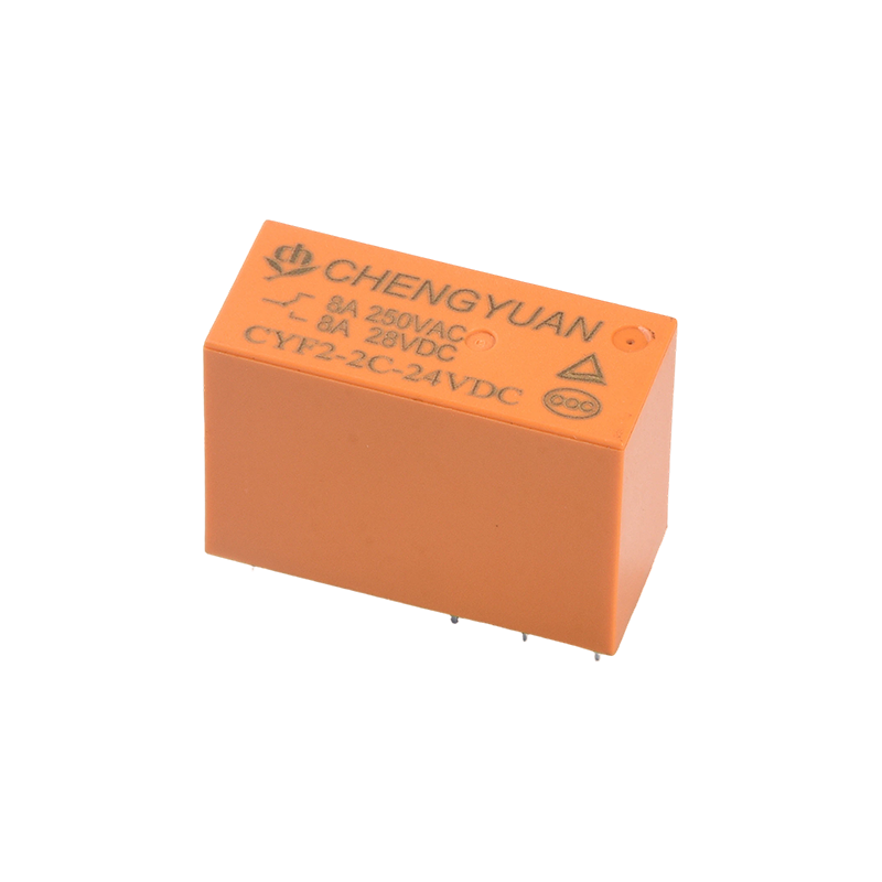 CYF2 Leaschraolacháin, Leaschraolacháin DPDT,JQX-14F,5A 250VAC Leaschraolacháin, 8A Leaschraolacháin,8PIN PCB 0.54W Sealaíochta.14F Leaschraolacháin