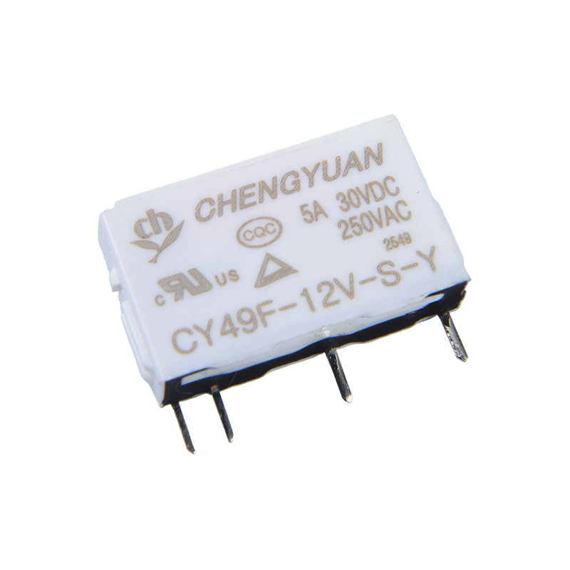 CY49F Leaschraolacháin,Caolchumhachta Sealaíochta, 49F Leaschraolacháin, Comhartha Leaschraolacháin, 4PIN PCB 5A 0.12W Sealaíochta Beaga.